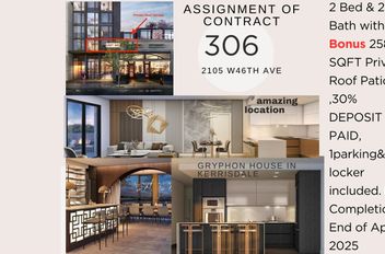 306 2105 W 46th Ave AVE Vancouver, Vancouver Apartments for sale, MLS® R2968216