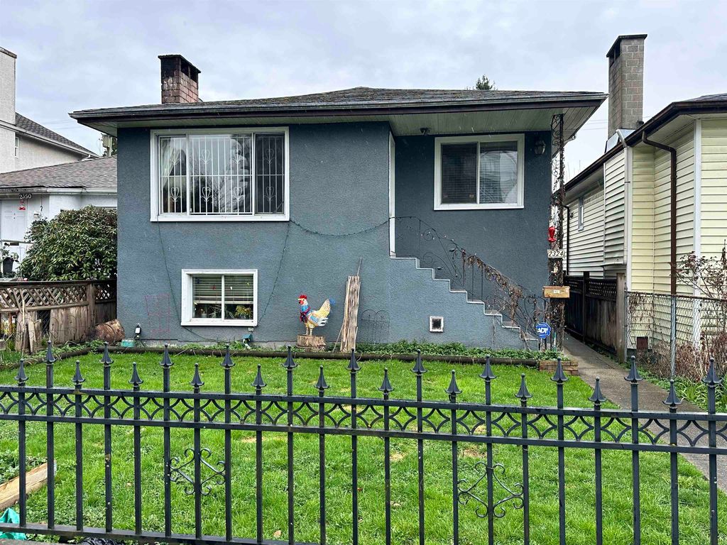 2324 E 30th AVE Vancouver, Vancouver Real Estate for sale, MLS® R2981360