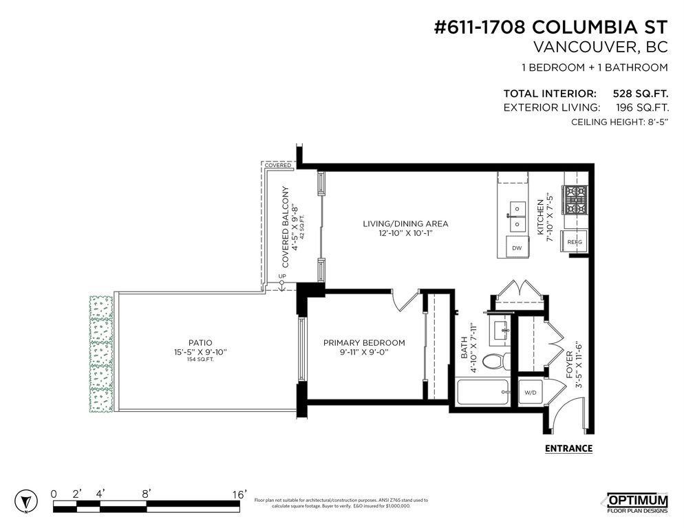 611 1708 Columbia ST Vancouver, Vancouver Apartment for sale, MLS® R2973829